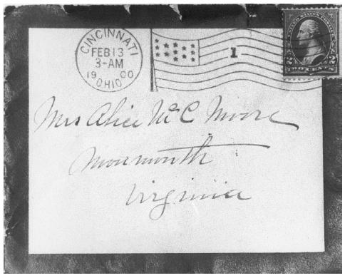 Until the early twentieth century an individual did not attend a funeral without an invitation. One way of providing an invitation was a letter edged in black, generally enclosed in a black-edged envelope. The invitation served the dual purpose of notifying the receiver of the death and inviting him or her to the deceased's funeral. JAMES CRISSMAN